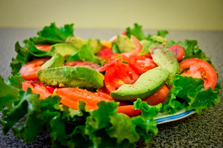 Avocado and tomato salad