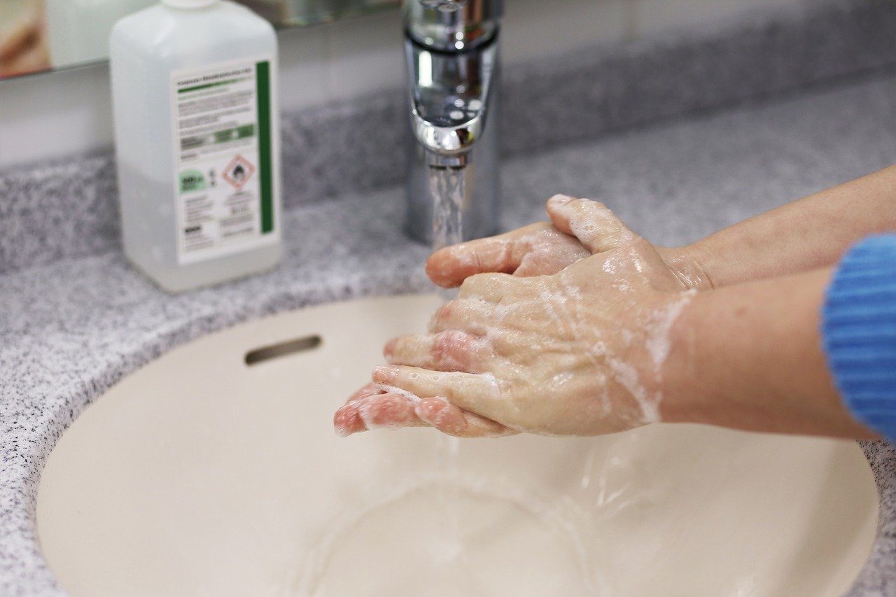 Proper handwashing